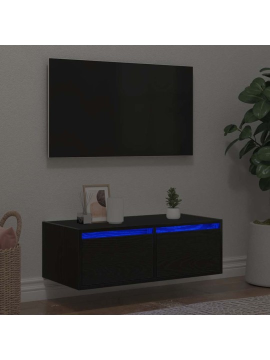 TELERIALUS LED-TULEDEGA, MUST TAMM, 75X35,5X25 CM