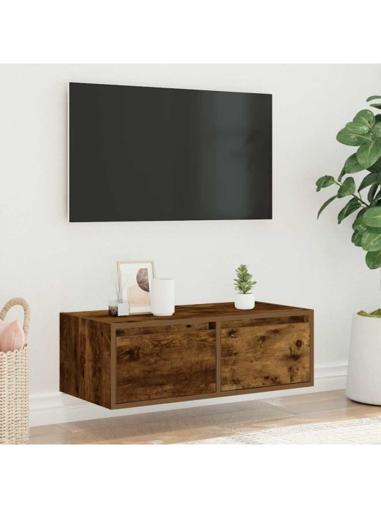 TELERIALUS LED-TULEDEGA, SUITSUTATUD TAMM, 75X35,5X25 CM