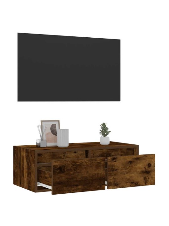 TELERIALUS LED-TULEDEGA, SUITSUTATUD TAMM, 75X35,5X25 CM