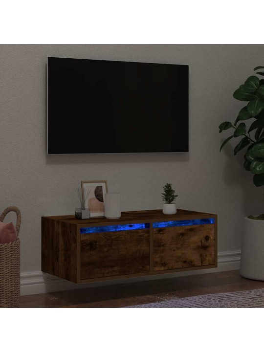 TELERIALUS LED-TULEDEGA, SUITSUTATUD TAMM, 75X35,5X25 CM