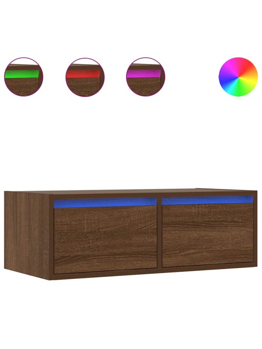 TELERIALUS LED-TULEDEGA, PRUUN TAMM, 75X35,5X25 CM