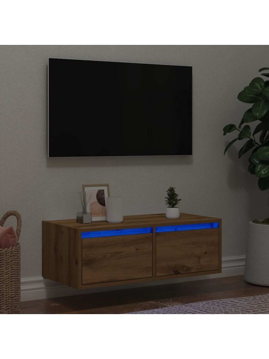 TELERIALUS LED-TULEDEGA, KÄSITÖÖTAMM, 75X35,5X25 CM