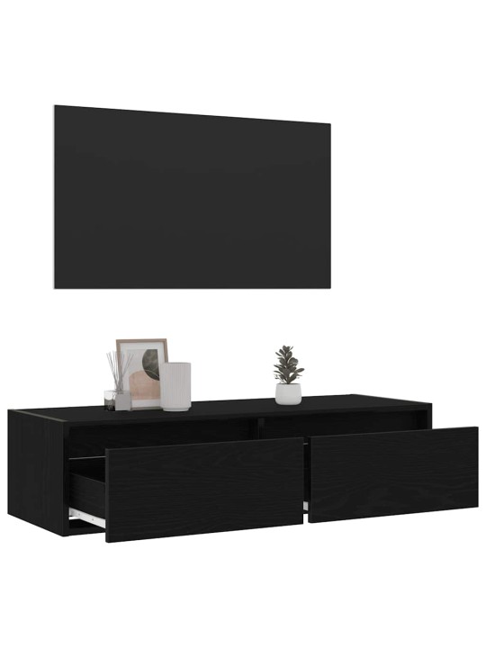 TELERIALUS LED-TULEDEGA, MUST TAMM, 100X35,5X25 CM