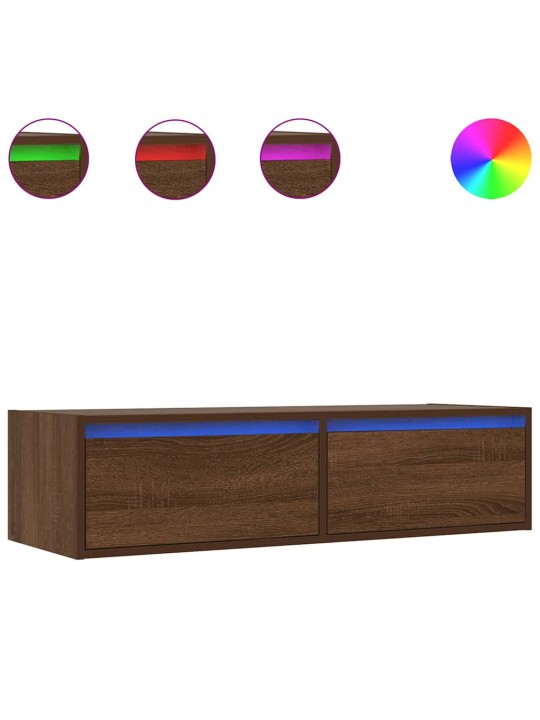 TELERIALUS LED-TULEDEGA, PRUUN TAMM, 100X35,5X25 CM