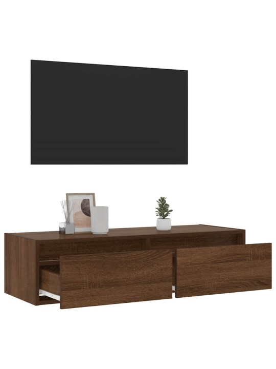 TELERIALUS LED-TULEDEGA, PRUUN TAMM, 100X35,5X25 CM