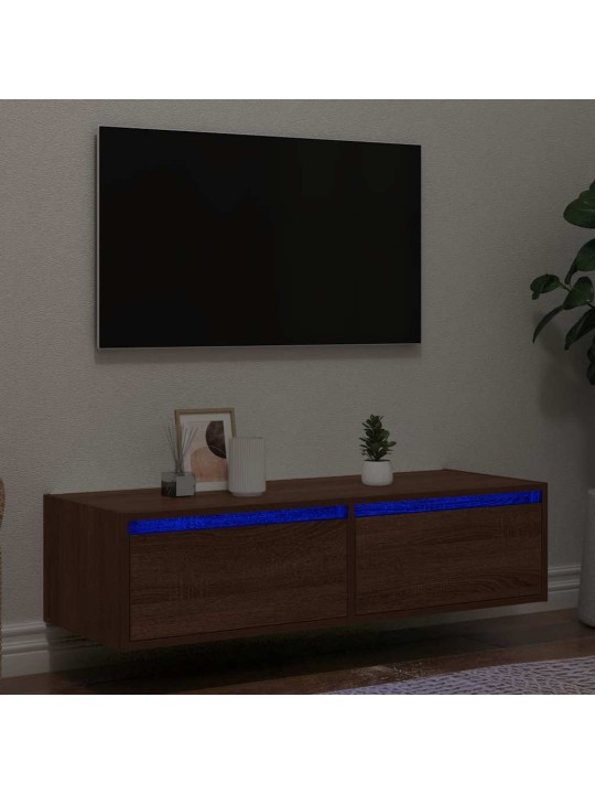 TELERIALUS LED-TULEDEGA, PRUUN TAMM, 100X35,5X25 CM