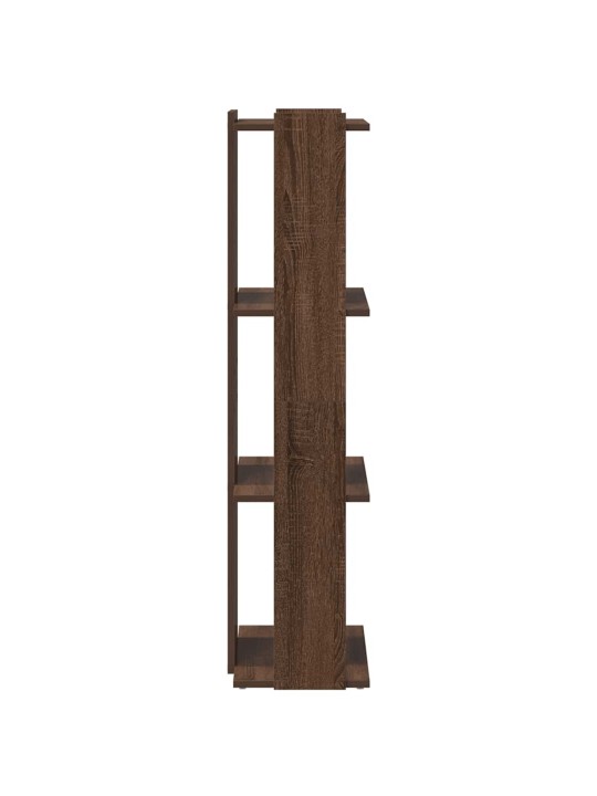 RAAMATURIIUL 3 KORRUST, PRUUN TAMM, 60X30X120 CM, TEHISPUIT
