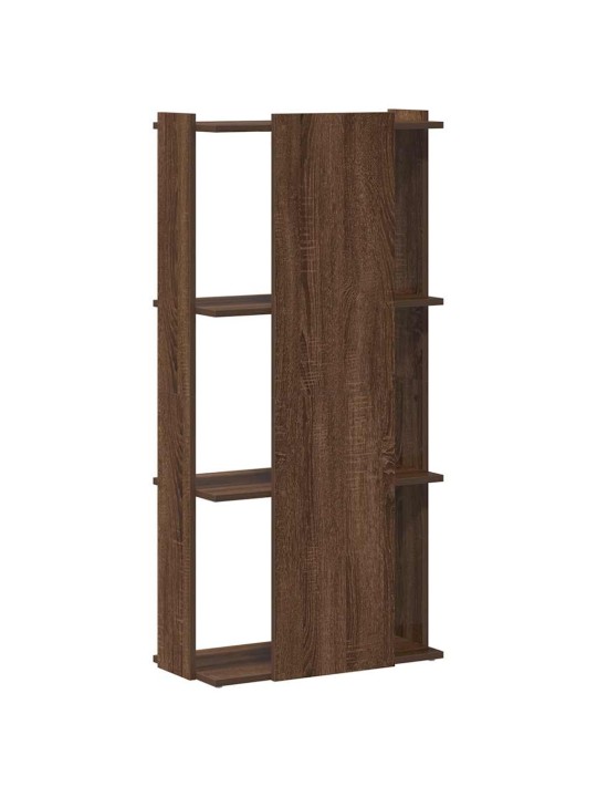 RAAMATURIIUL 3 KORRUST, PRUUN TAMM, 60X30X120 CM, TEHISPUIT