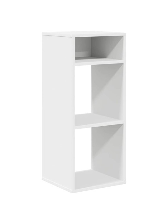 RAAMATUKAPP VALGE 34X31X80 CM ENGINEERED WOOD
