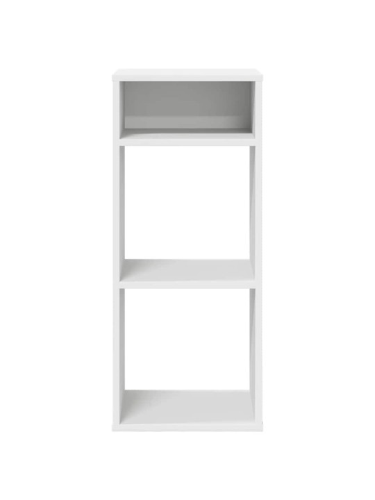 RAAMATUKAPP VALGE 34X31X80 CM ENGINEERED WOOD