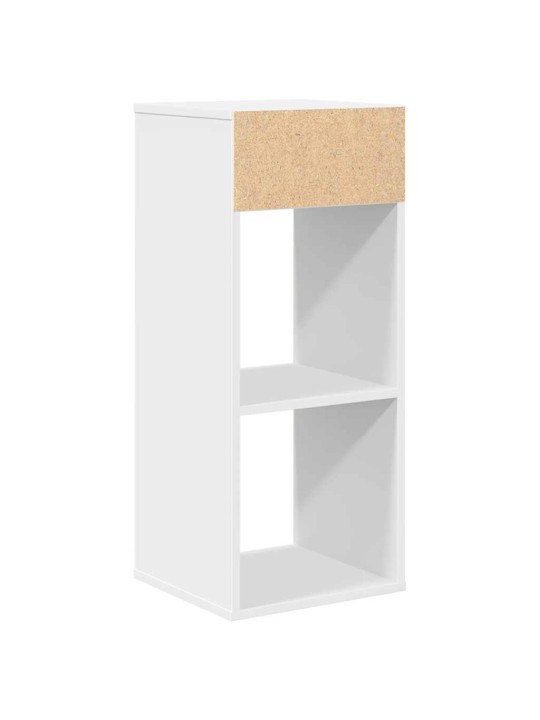RAAMATUKAPP VALGE 34X31X80 CM ENGINEERED WOOD