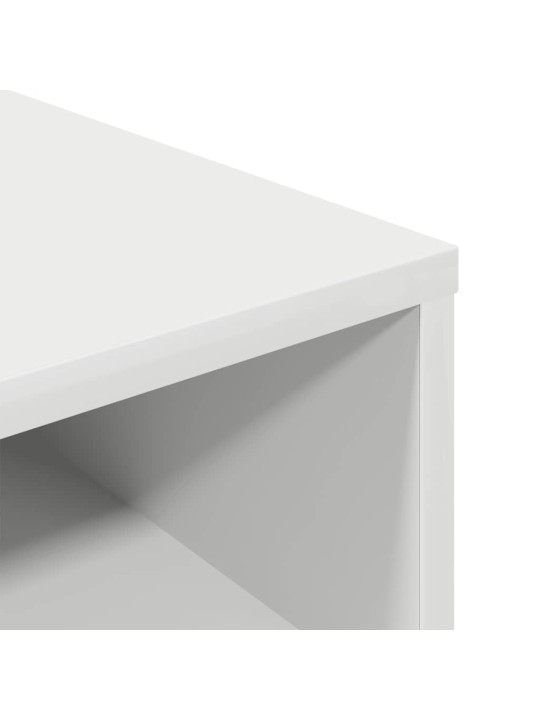 RAAMATUKAPP VALGE 34X31X80 CM ENGINEERED WOOD