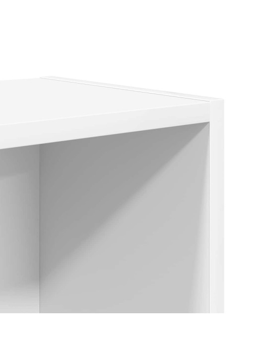 RAAMATURIIUL VALGE 31X24X52 CM ENGINEERED WOOD