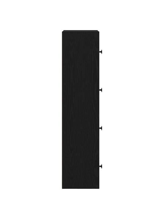 RAAMATUALUS, MUST TAMM, 40X24X102 CM, TEHISPUIT