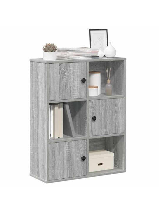 RAAMATUALUS, HALL SONOMA TAMM, 60X24X76,5 CM, TEHISPUIT