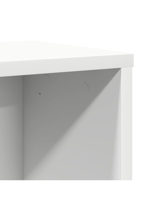 RAAMATUALUS, VALGE, 60X24X101,5 CM, TEHISPUIT