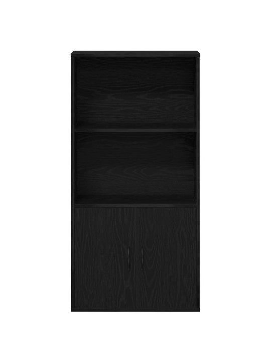 RAAMATUALUS, MUST TAMM, 60X24X120 CM, TEHISPUIT