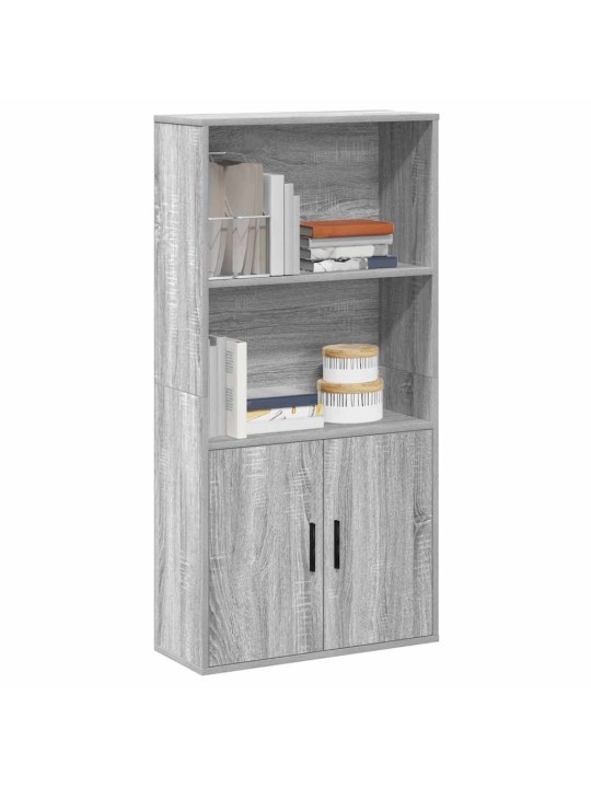 RAAMATUALUS, HALL SONOMA TAMM, 60X24X120 CM, TEHISPUIT