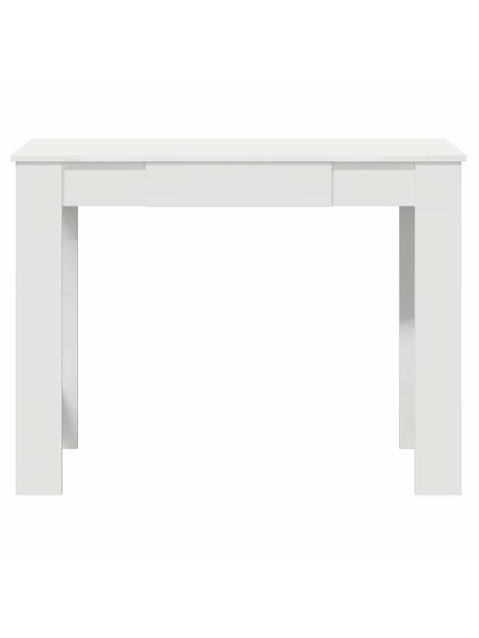 KIRJUTUSLAUD VALGE 100X45X75 CM ENGINEERED WOOD