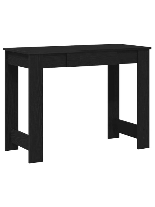 KIRJUTUSLAUD, MUST, 100X45X75 CM, TEHISPUIT