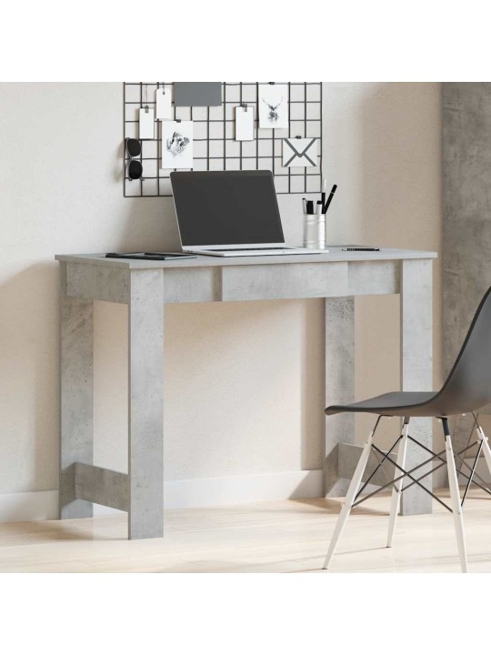 KIRJUTUSLAUD, BETOONHALL, 100X45X75 CM, TEHISPUIT