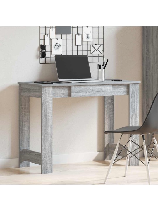 KIRJUTUSLAUD, HALL SONOMA TAMM, 100X45X75 CM, TEHISPUIT