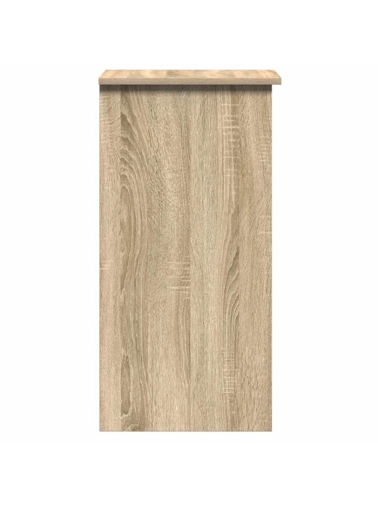 RIIULITEGA KIRJUTUSLAUD, SONOMA TAMM, 84X40X78 CM, TEHISPUIT