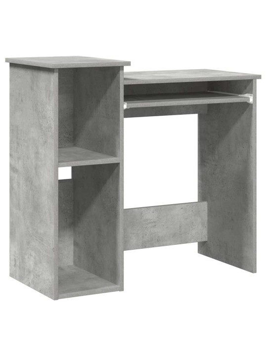 RIIULITEGA KIRJUTUSLAUD, BETOONHALL, 84X40X78 CM, TEHISPUIT
