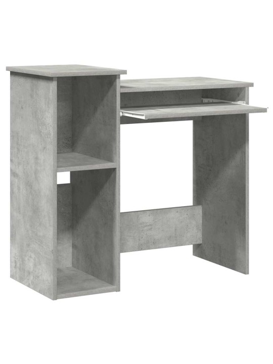 RIIULITEGA KIRJUTUSLAUD, BETOONHALL, 84X40X78 CM, TEHISPUIT