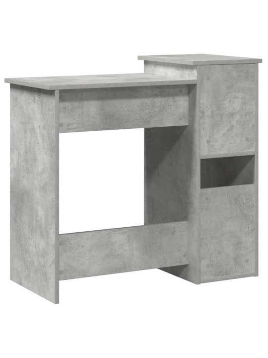 RIIULITEGA KIRJUTUSLAUD, BETOONHALL, 84X40X78 CM, TEHISPUIT
