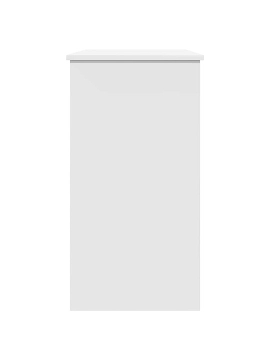 KIRJUTUSLAUD, VALGE, 80 X 40 X 75 CM, PUITLAASTPLAAT