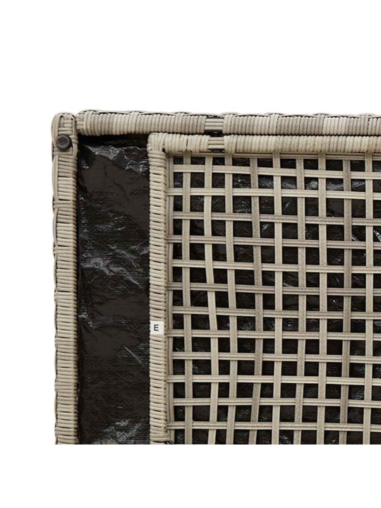 VÄLIHOIUPINK PADJAGA HELEHALL, 100 CM POLÜROTANG