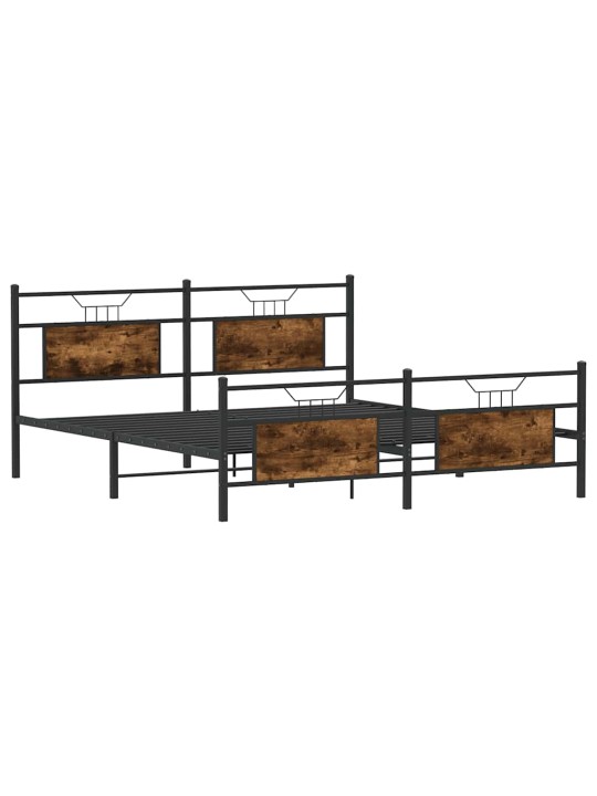 METALLIST VOODIRAAM ILMA MADRATSITA SUITSUTATUD TAMM 160X200 CM