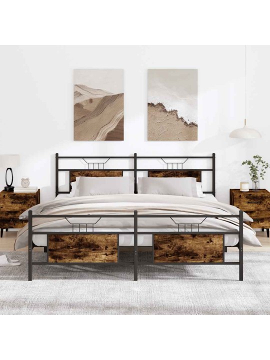 METALLIST VOODIRAAM ILMA MADRATSITA SUITSUTATUD TAMM 160X200 CM