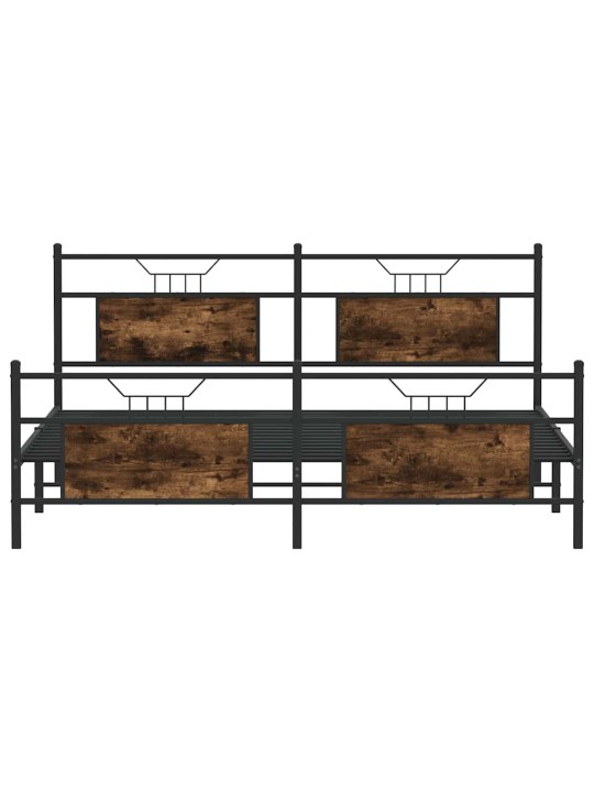 METALLIST VOODIRAAM ILMA MADRATSITA SUITSUTATUD TAMM 160X200 CM
