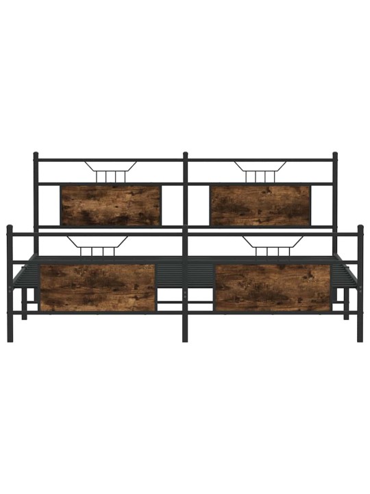 METALLIST VOODIRAAM ILMA MADRATSITA SUITSUTATUD TAMM 180X200 CM