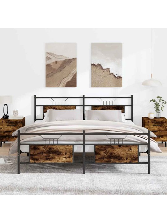 METALLIST VOODIRAAM ILMA MADRATSITA SUITSUTATUD TAMM 183X213 CM