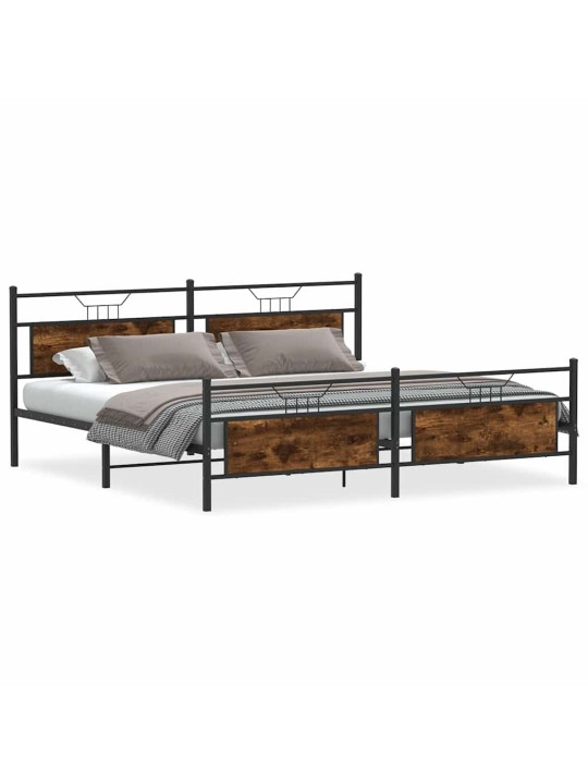 METALLIST VOODIRAAM ILMA MADRATSITA SUITSUTATUD TAMM 193X203 CM