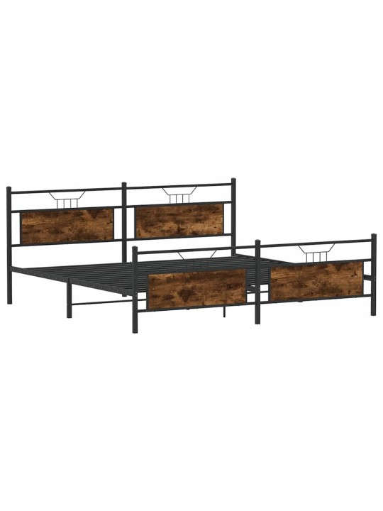 METALLIST VOODIRAAM ILMA MADRATSITA SUITSUTATUD TAMM 193X203 CM