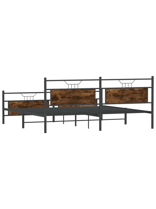 METALLIST VOODIRAAM ILMA MADRATSITA SUITSUTATUD TAMM 193X203 CM