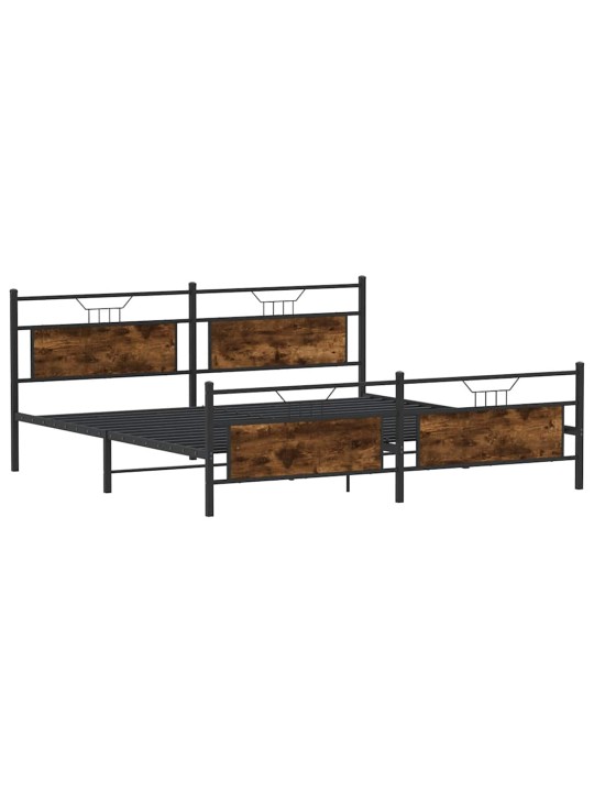 METALLIST VOODIRAAM ILMA MADRATSITA SUITSUTATUD TAMM 200X200 CM