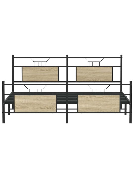 METALLIST VOODIRAAM ILMA MADRATSITA SONOMA TAMM 180X200 CM