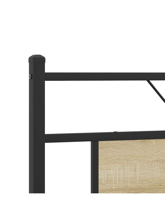 METALLIST VOODIRAAM ILMA MADRATSITA SONOMA TAMM 180X200 CM