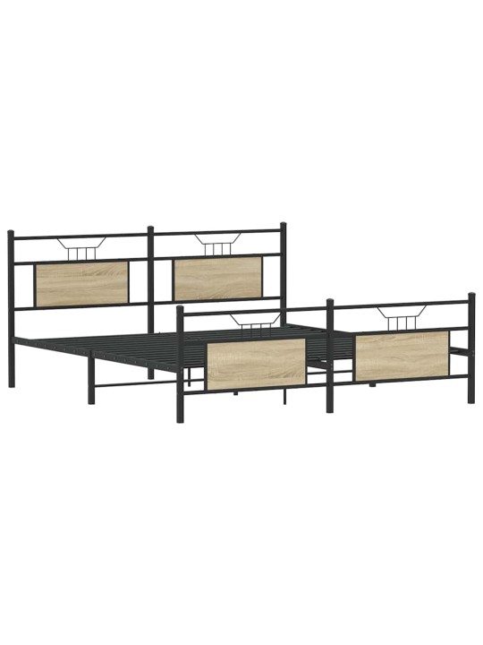METALLIST VOODIRAAM ILMA MADRATSITA SONOMA TAMM 183X213 CM