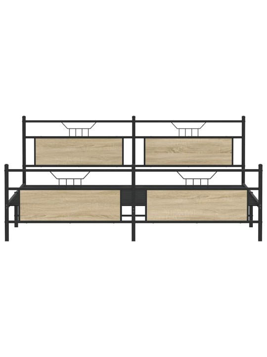 METALLIST VOODIRAAM ILMA MADRATSITA SONOMA TAMM 200X200 CM