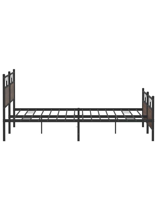 METALLIST VOODIRAAM ILMA MADRATSITA PRUUN TAMM 193X203 CM