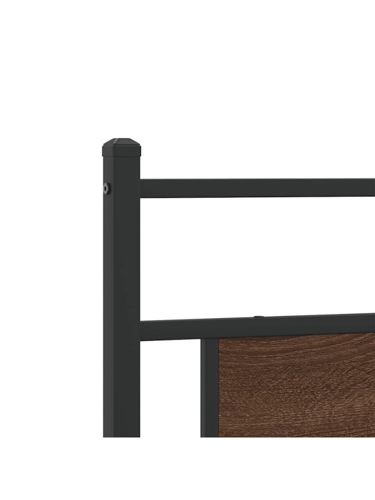 METALLIST VOODIRAAM ILMA MADRATSITA PRUUN TAMM 193X203 CM