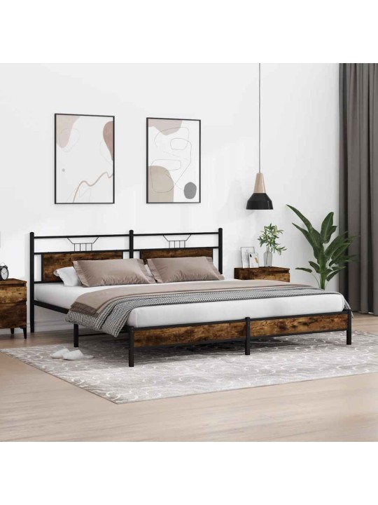 METALLIST VOODIRAAM ILMA MADRATSITA SUITSUTATUD TAMM 193X203 CM