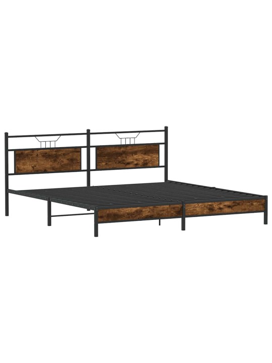 METALLIST VOODIRAAM ILMA MADRATSITA SUITSUTATUD TAMM 193X203 CM