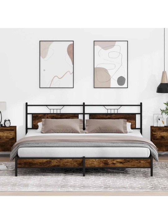 METALLIST VOODIRAAM ILMA MADRATSITA SUITSUTATUD TAMM 193X203 CM